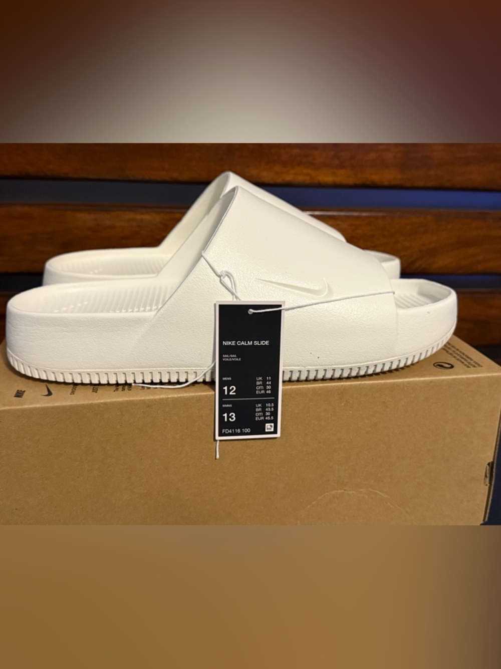 **SALE** NIKE CALM SLIDES **MENS** Sz 12 - BRAND NEW (FIRM PRICE)